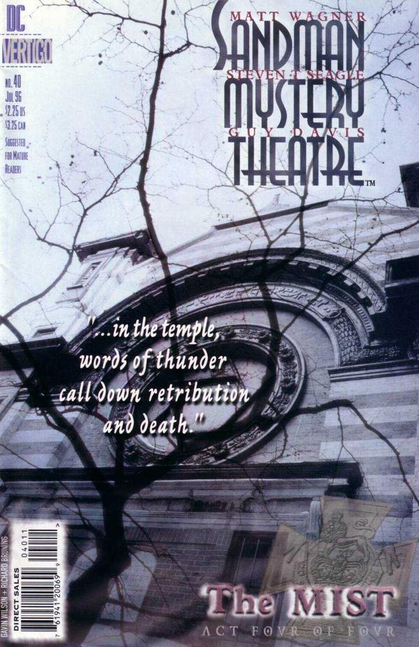 Sandman Mystery Theatre #40 cover