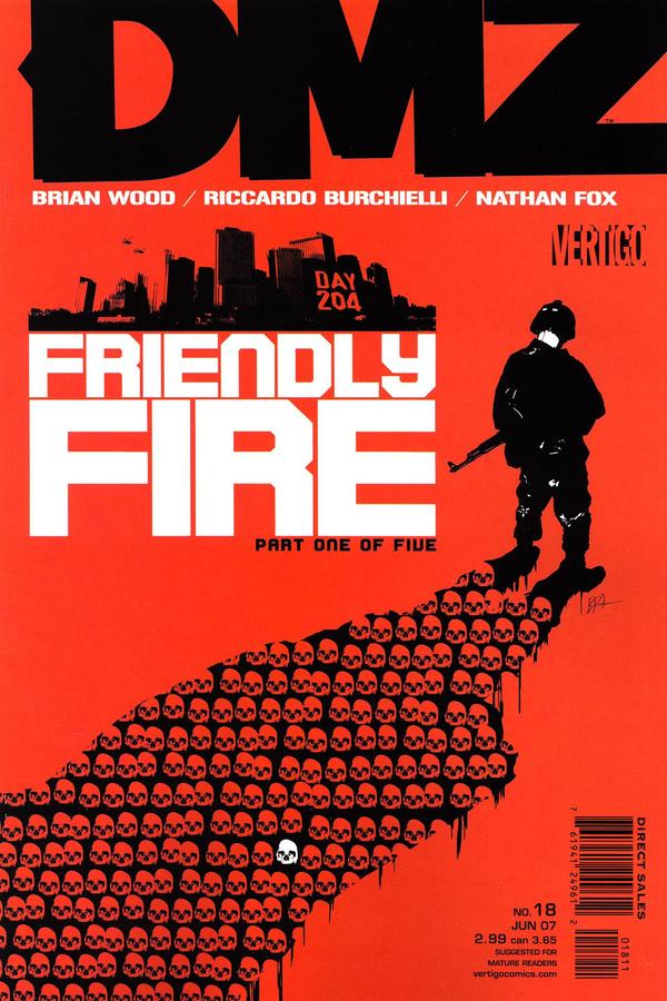 Cover of DMZ #18