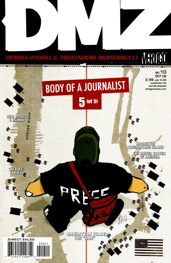 DMZ (2006) #10 cover
