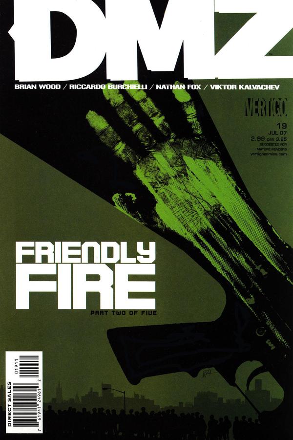 DMZ (2006) #19 cover