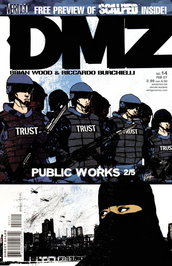 DMZ (2006) #14 cover