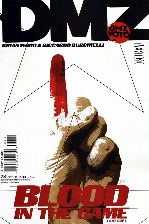 DMZ (2006) #34 cover