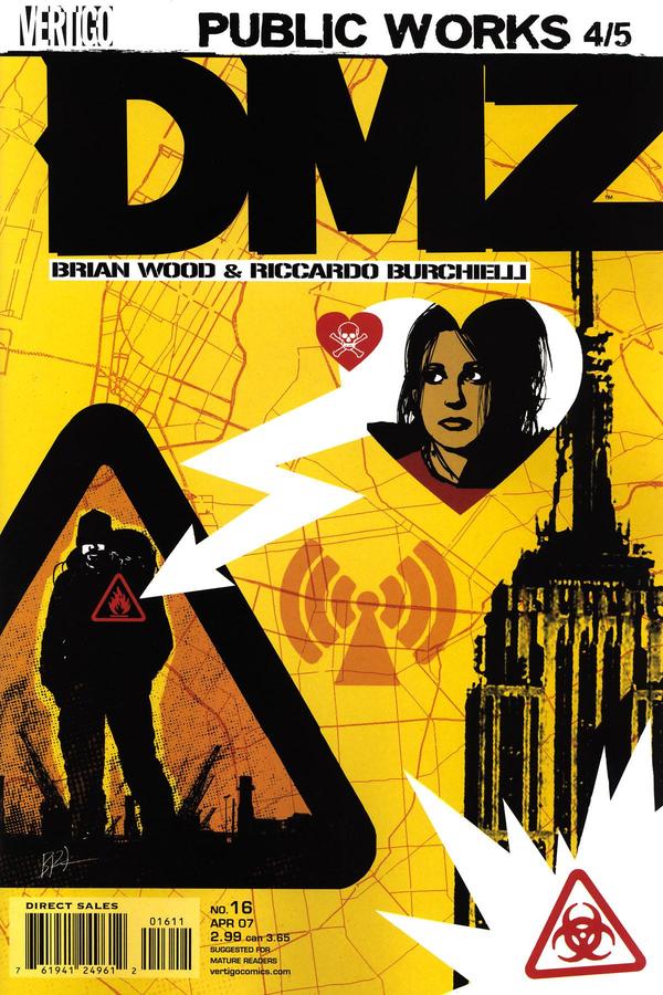 DMZ (2006) #16 cover