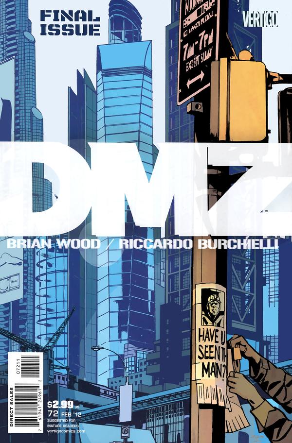 DMZ (2006) #72 cover
