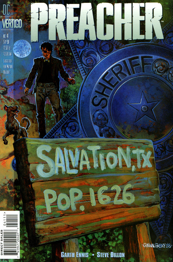 Preacher (1995) #41 cover