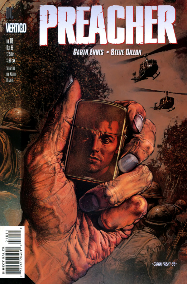 Preacher (1995) #18 cover
