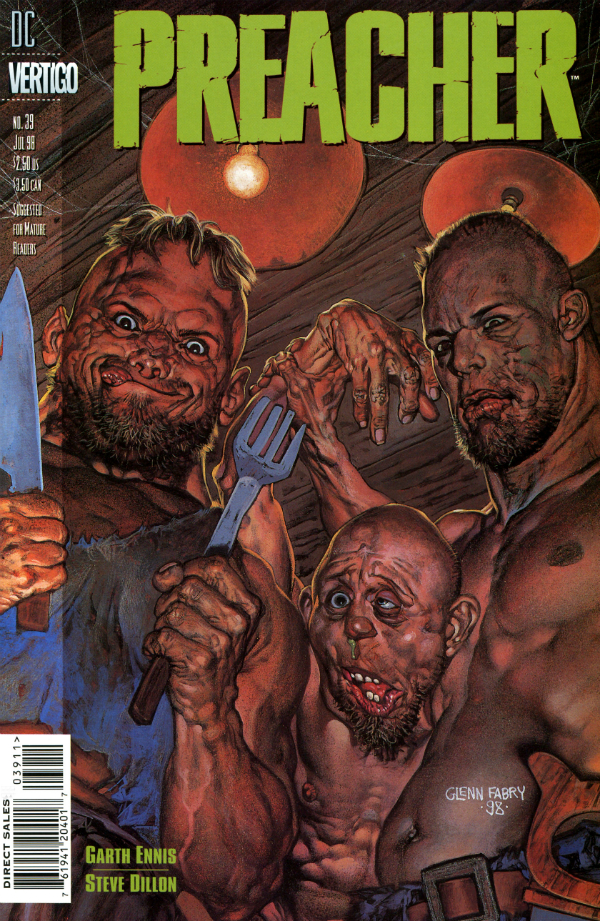 Preacher (1995) #39 cover