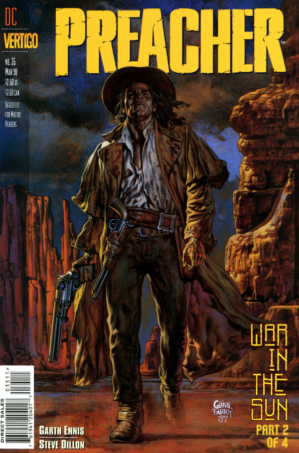 Preacher (1995) #35 cover