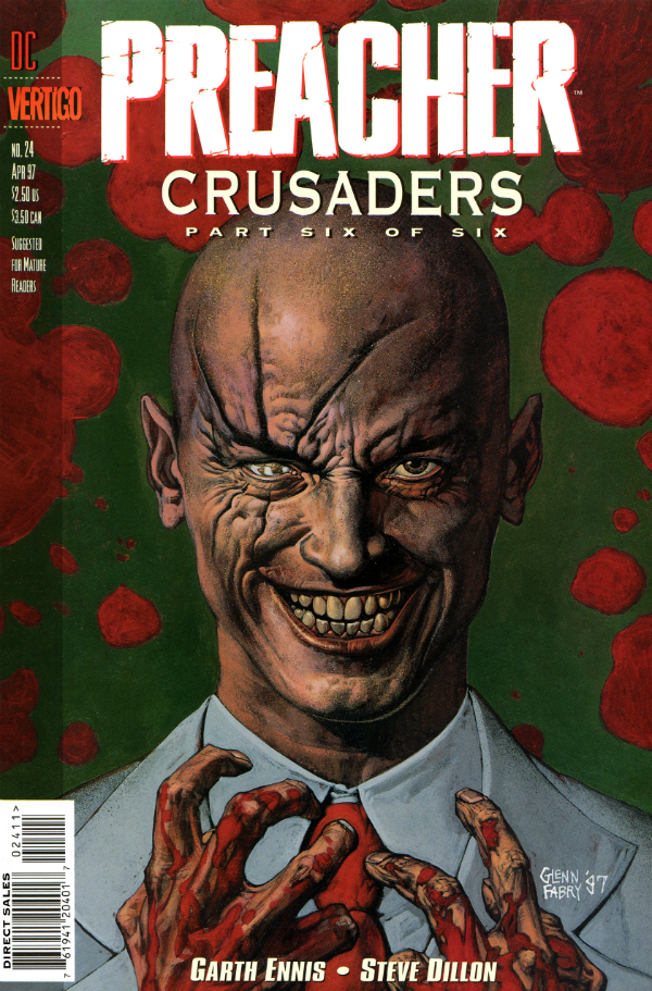 Preacher (1995) #24 cover