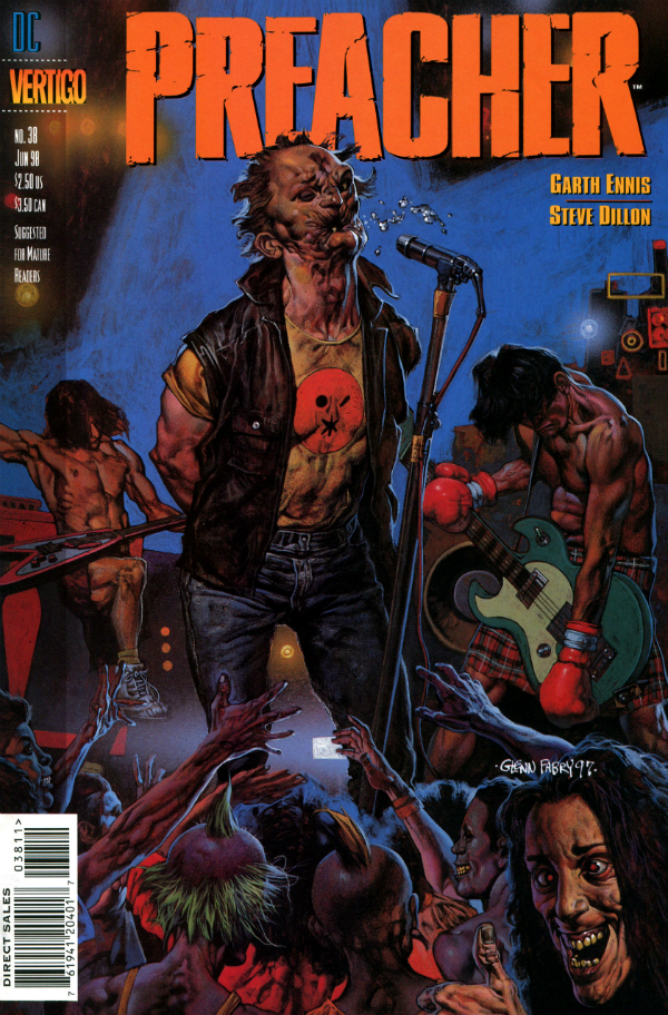 Preacher (1995) #38 cover