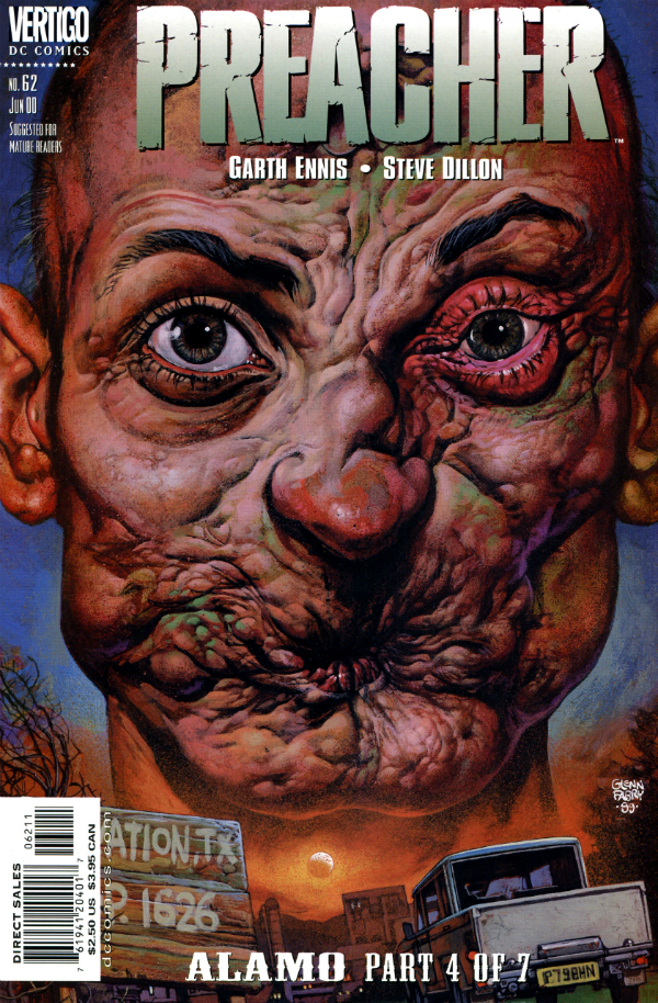 Preacher (1995) #62 cover