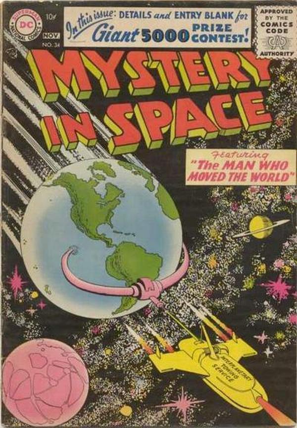 Mystery in Space (1951) #34 cover