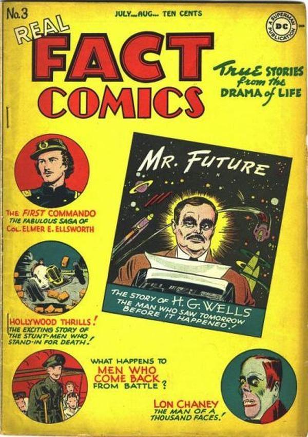 Cover of Real Fact Comics #3
