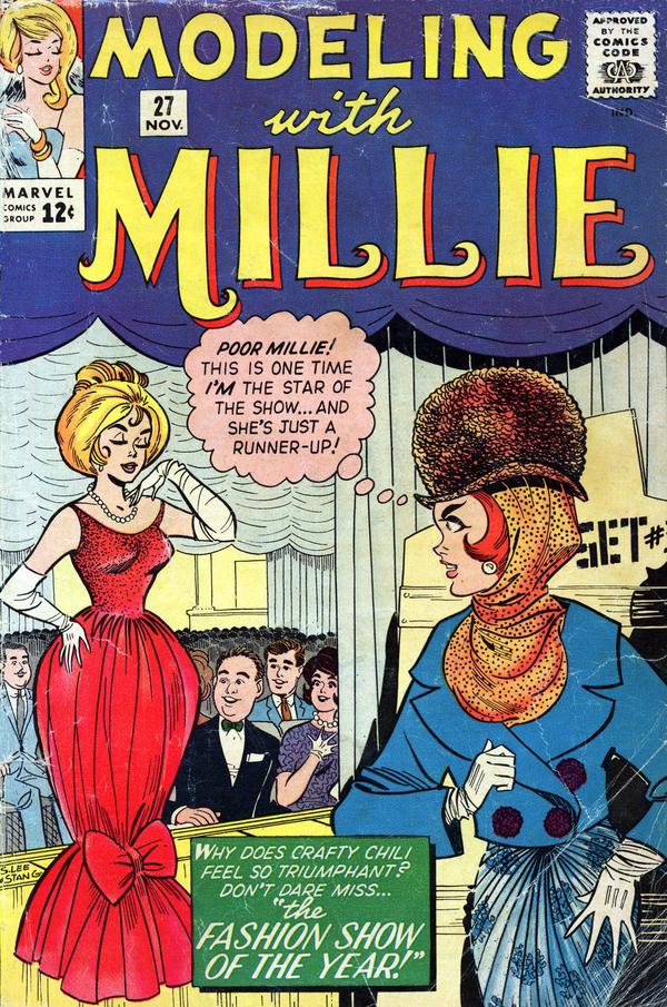 Modeling with Millie (1963) #27 cover