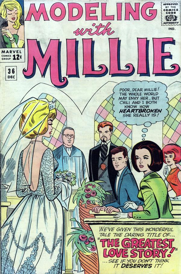 Modeling with Millie (1963) #36 cover