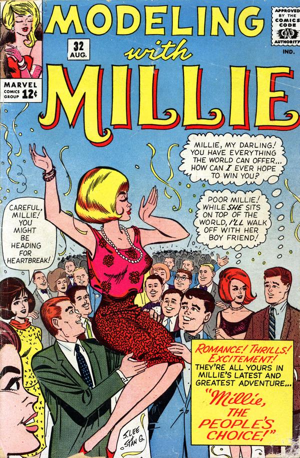 Modeling with Millie (1963) #32 cover