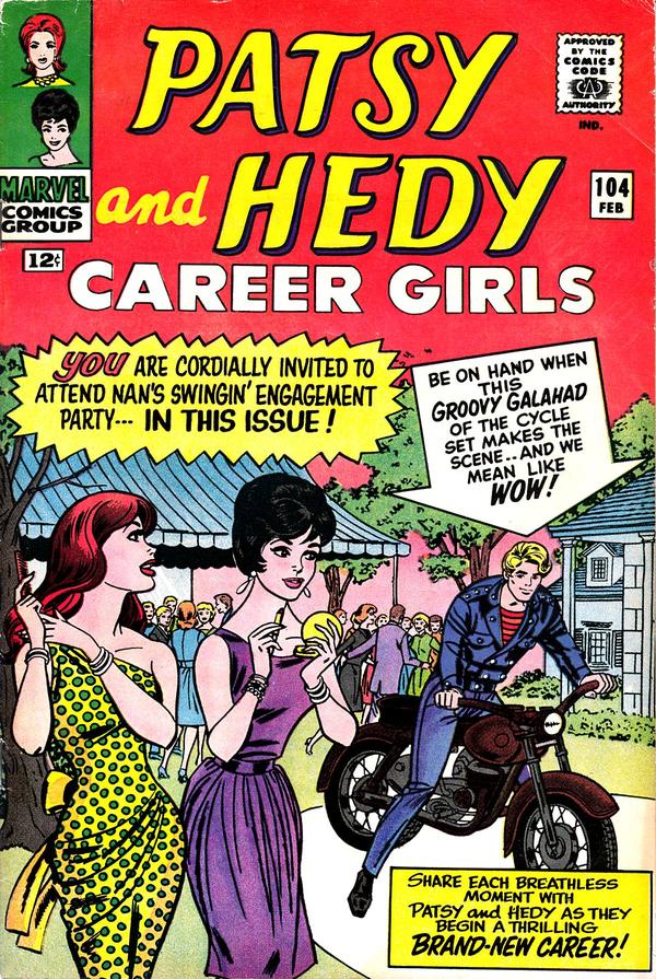 Cover of Patsy and Hedy #104