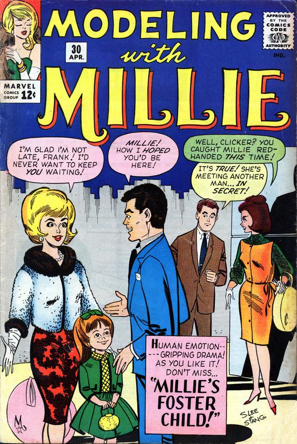 Modeling with Millie (1963) #30 cover