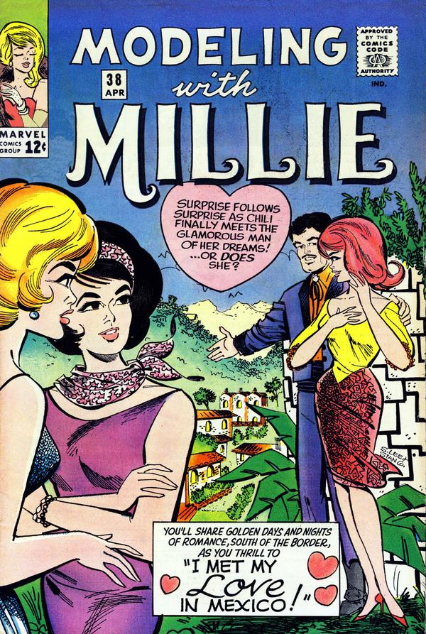 Modeling with Millie (1963) #38 cover