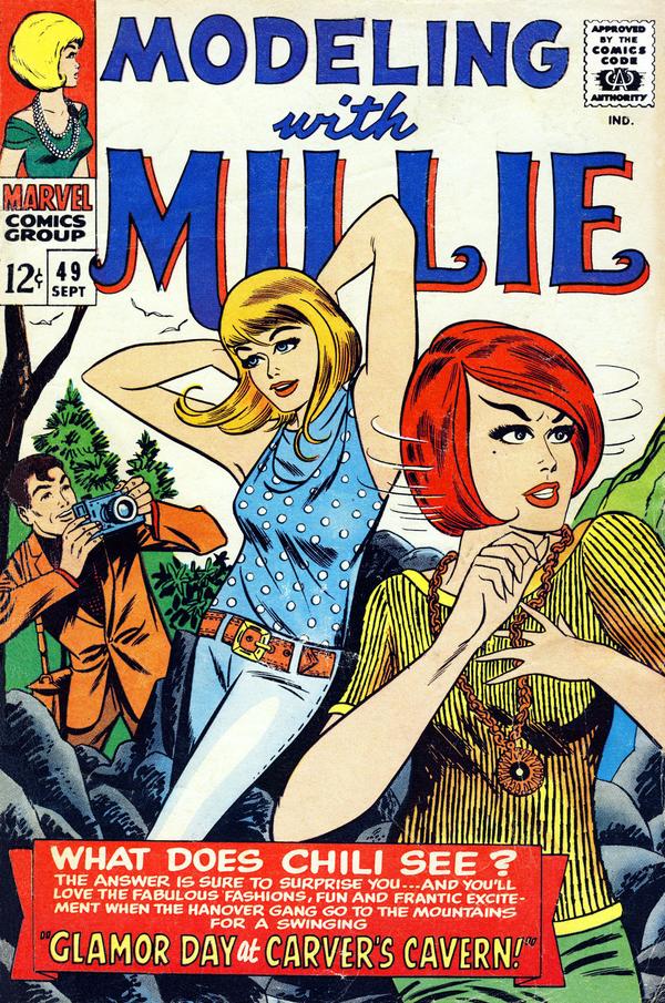 Modeling with Millie (1963) #49 cover