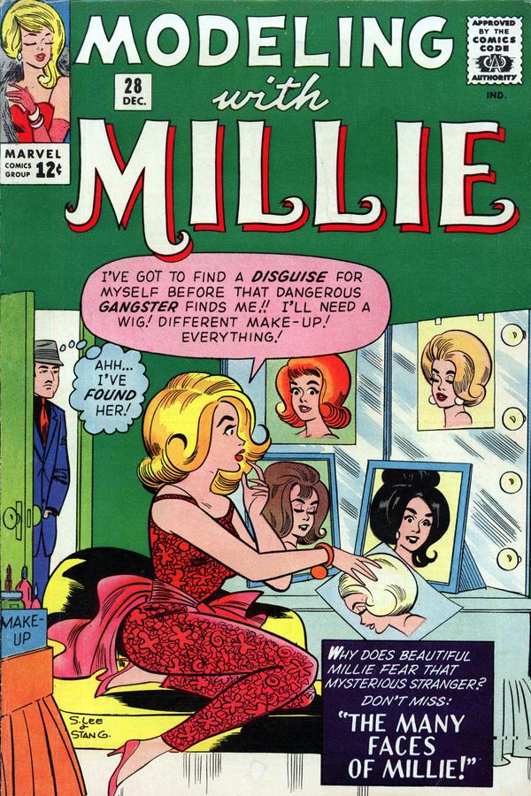 Modeling with Millie (1963) #28 cover