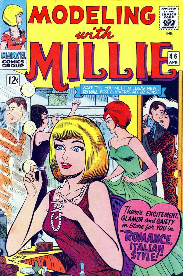 Modeling with Millie (1963) #46 cover