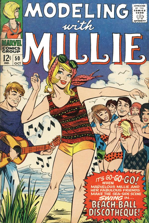 Modeling with Millie (1963) #50 cover