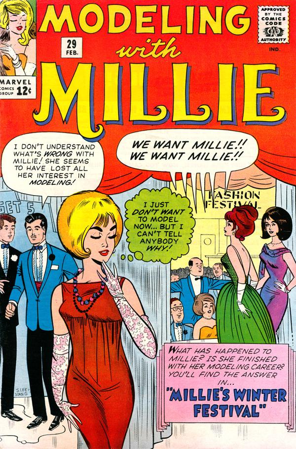 Modeling with Millie (1963) #29 cover