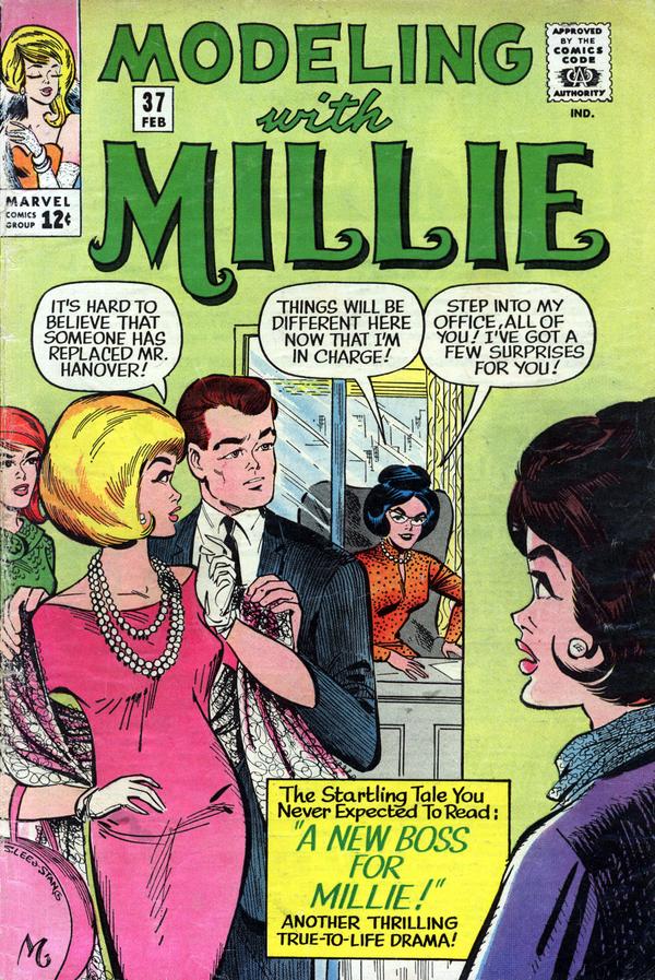 Modeling with Millie (1963) #37 cover