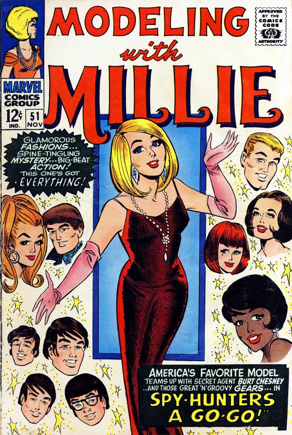 Modeling with Millie (1963) #51 cover