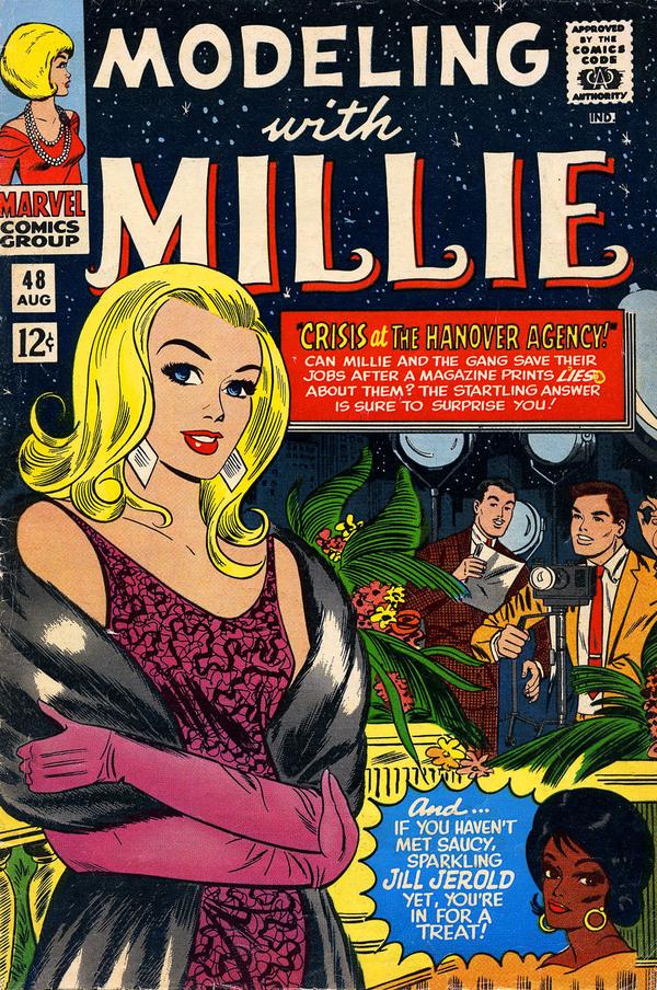 Modeling with Millie (1963) #48 cover