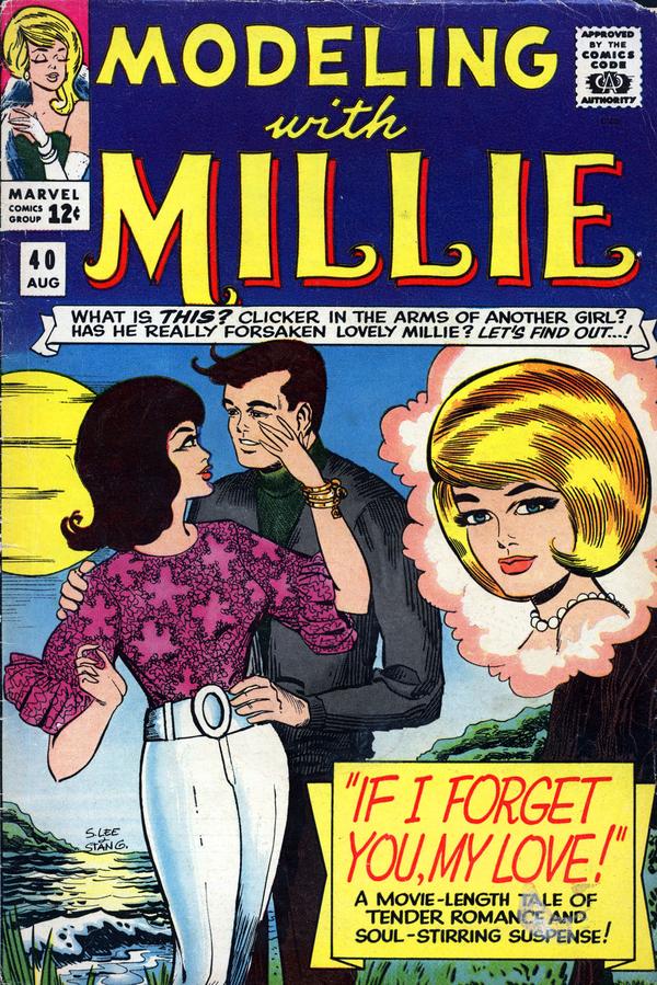 Modeling with Millie (1963) #40 cover