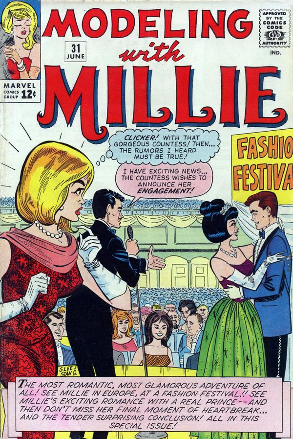 Modeling with Millie (1963) #31 cover