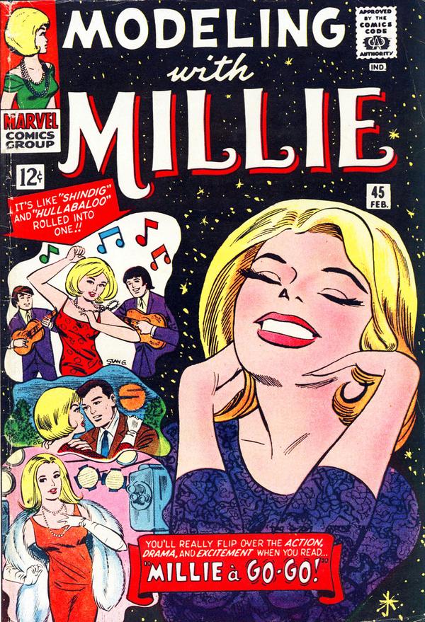 Modeling with Millie (1963) #45 cover