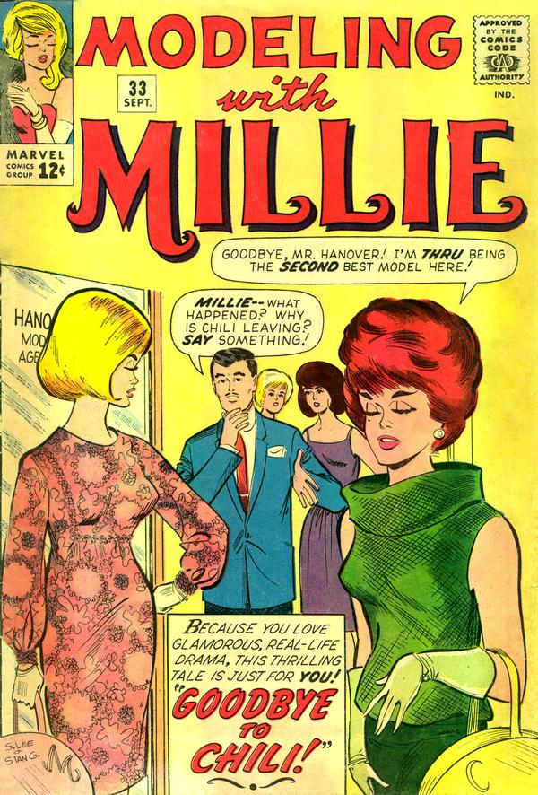 Modeling with Millie (1963) #33 cover