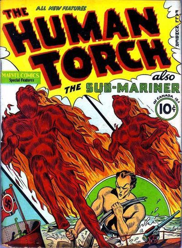 The Human Torch (1940) #2 cover