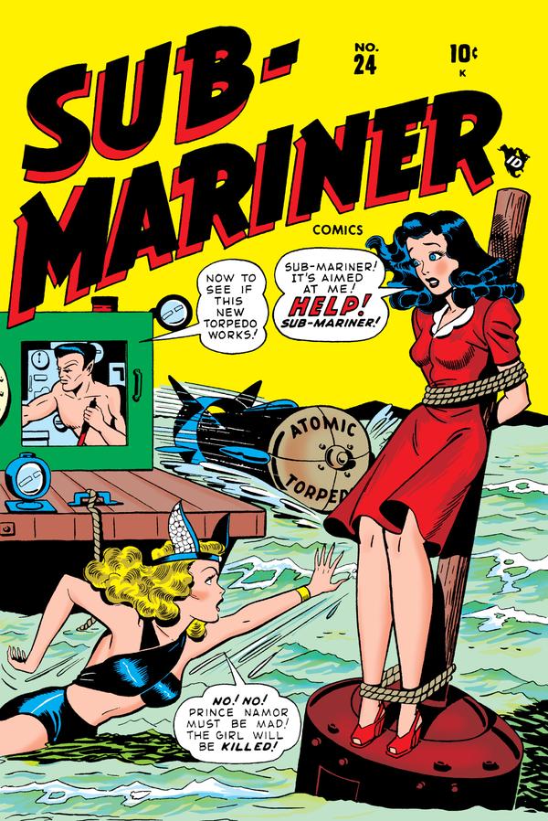 Sub-Mariner Comics (1941) #24 cover