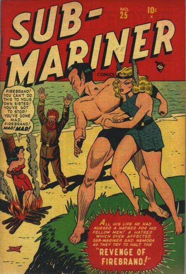 Sub-Mariner Comics (1941) #25 cover