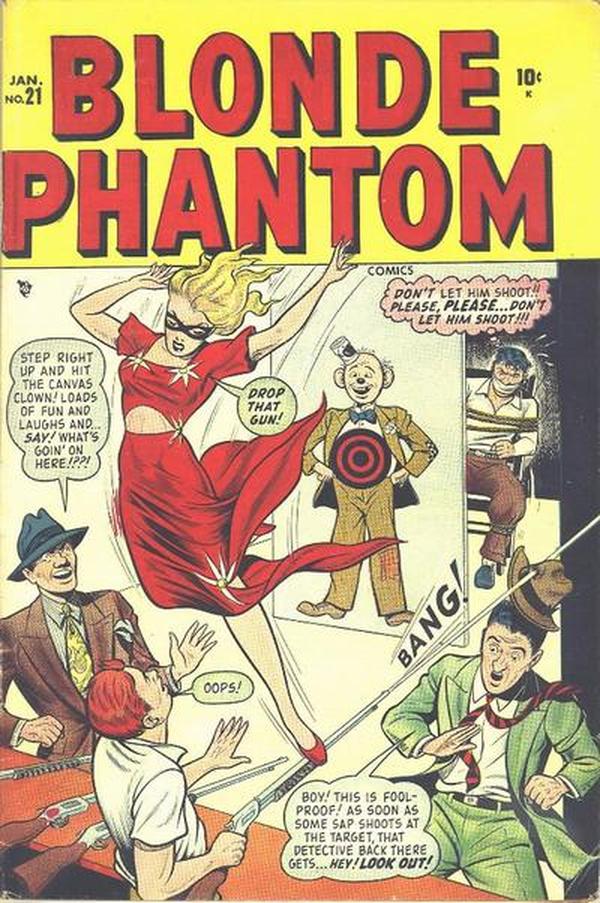 Blonde Phantom Comics (1946) #21 cover