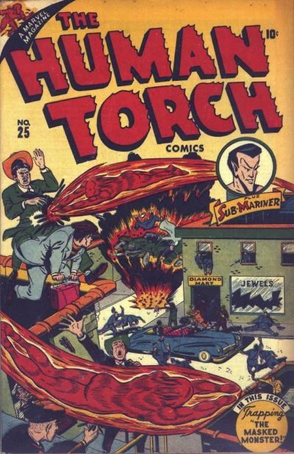 The Human Torch (1940) #25 cover