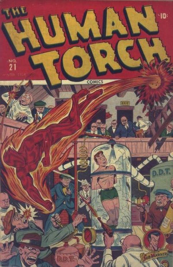 The Human Torch (1940) #21 cover