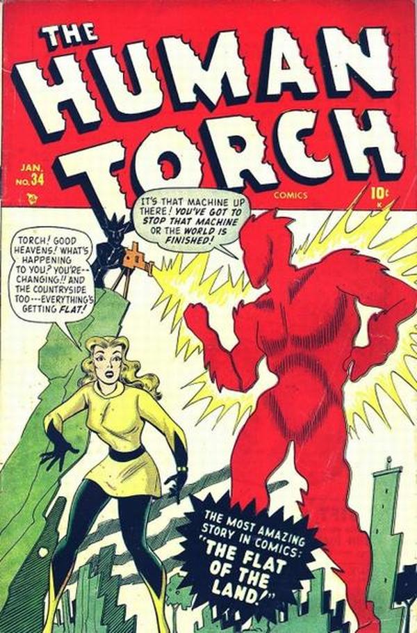 The Human Torch (1940) #34 cover
