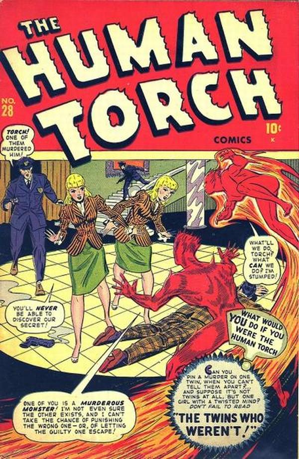 The Human Torch (1940) #28 cover