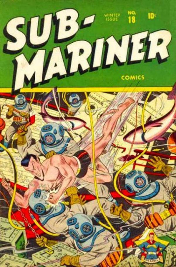 Sub-Mariner Comics (1941) #18 cover