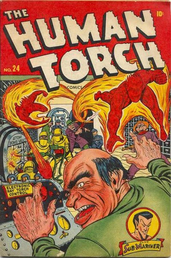The Human Torch (1940) #24 cover
