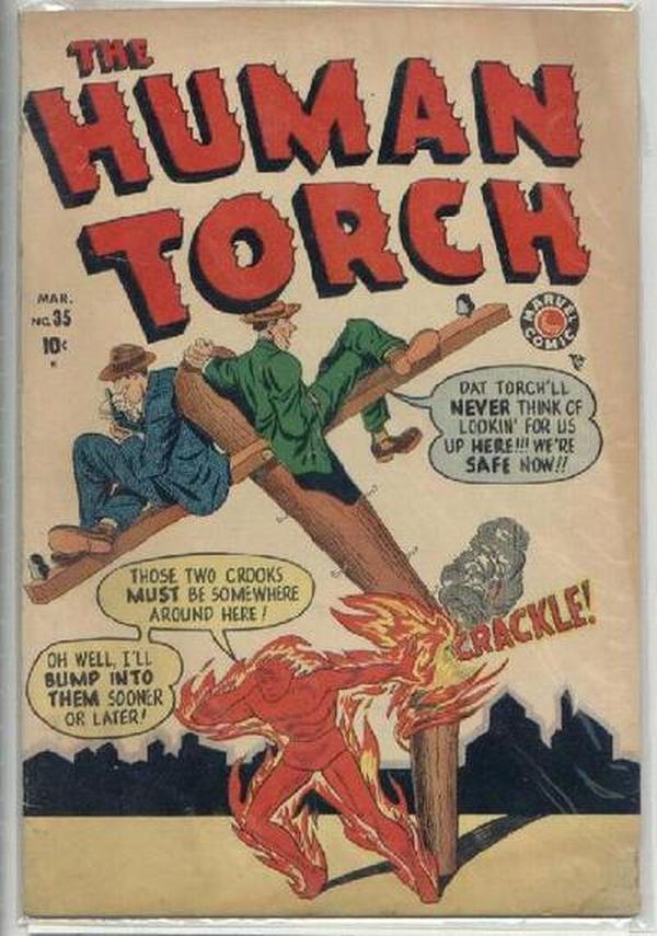The Human Torch (1940) #35 cover