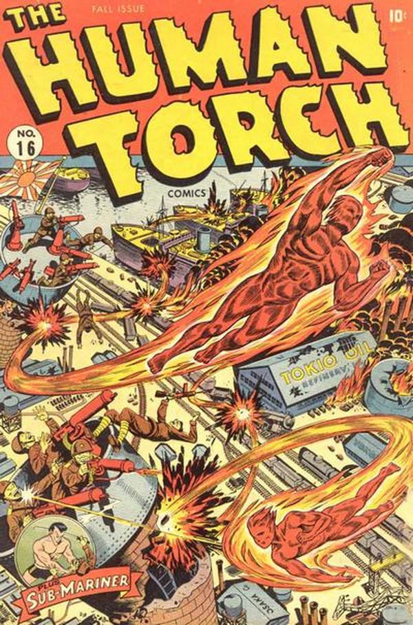 The Human Torch (1940) #16 cover
