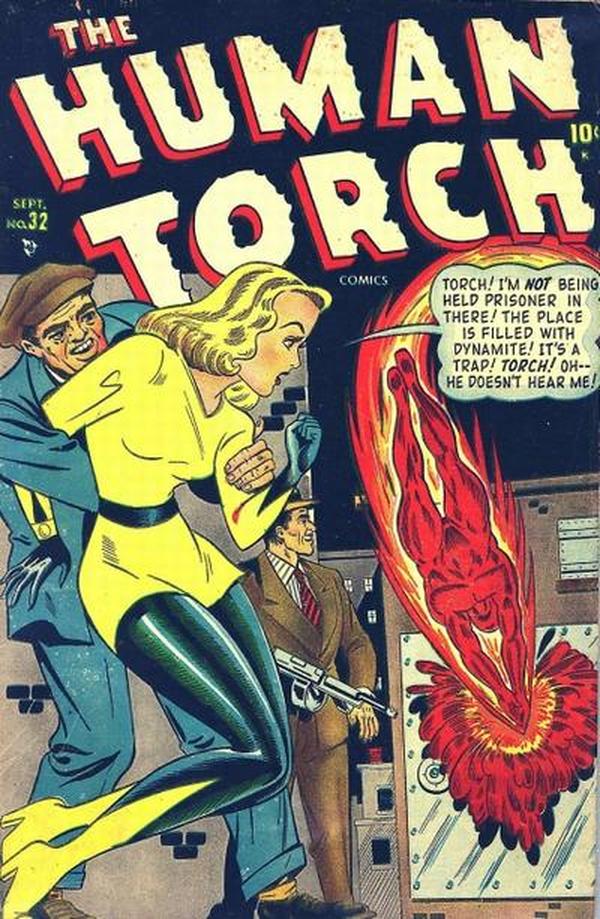 The Human Torch (1940) #32 cover