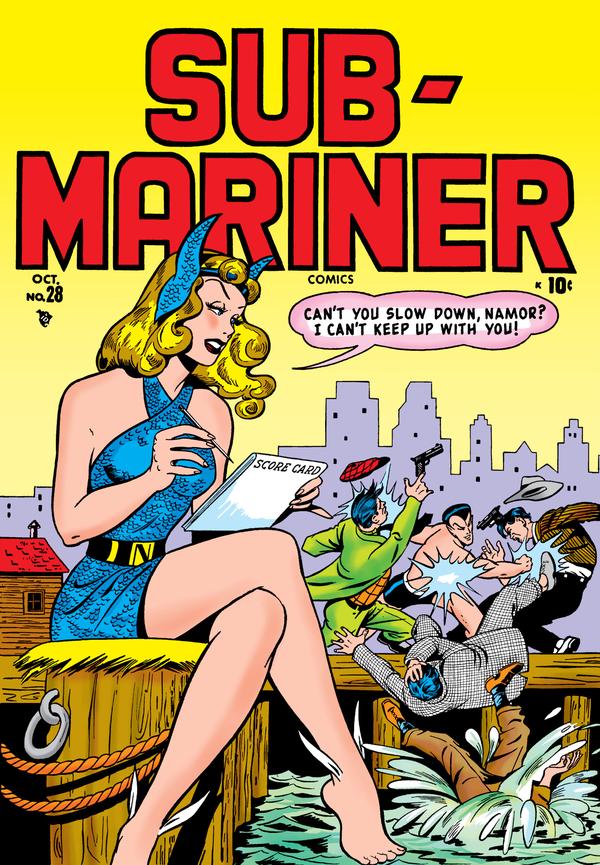 Sub-Mariner Comics (1941) #28 cover