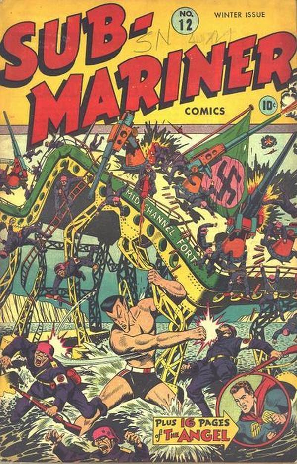 Sub-Mariner Comics (1941) #12 cover